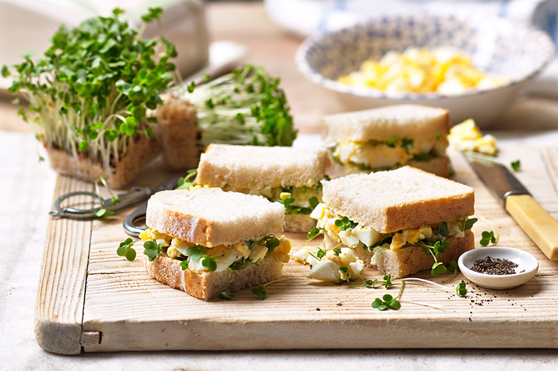 Egg and cress sandwich